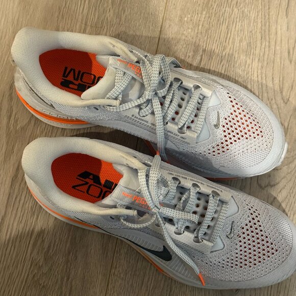 Nike Pegasus Premium Women's Road Running Shoes Grey/Orange/White - Picture 5 of 9